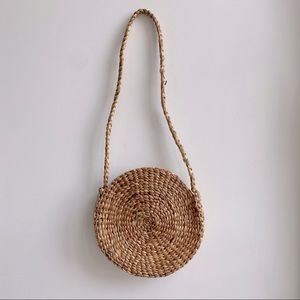 Round Handwoven Bag from Bali
